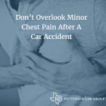 chest pain after an accident