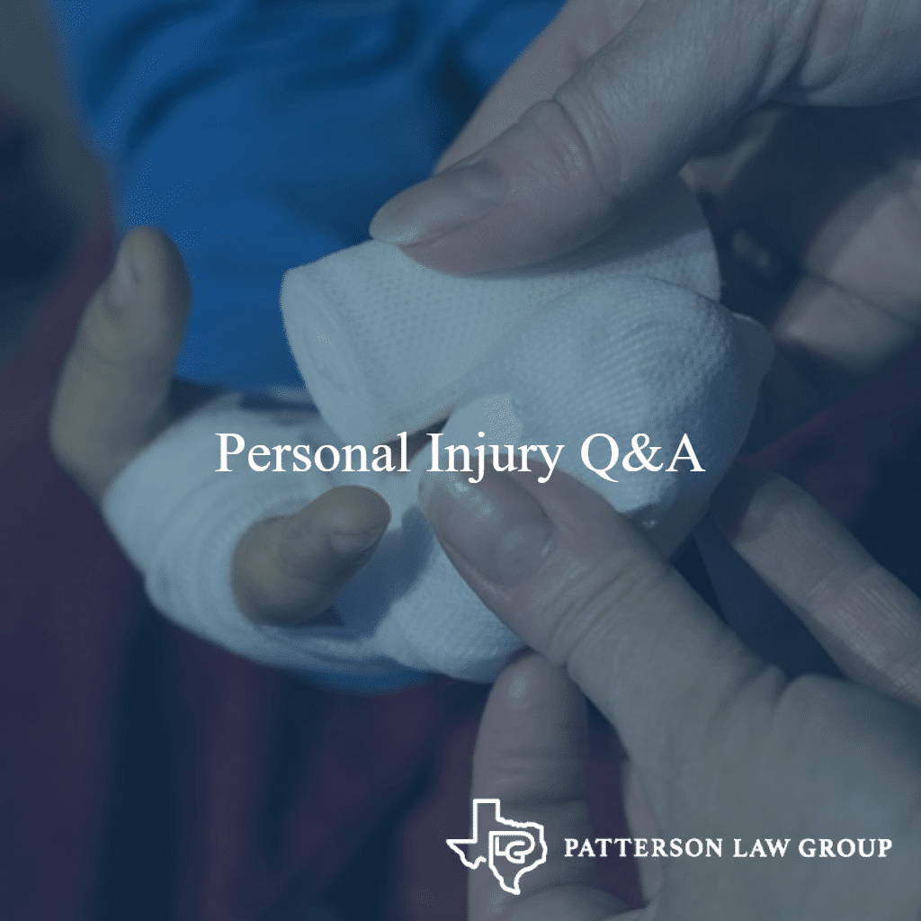personal injury common questions
