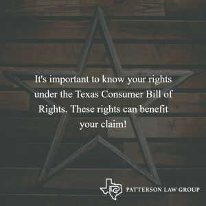 Texas Consumer Bill of Rights