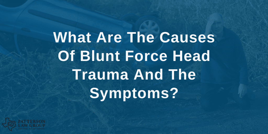 The causes of blunt force head trauma in Texas
