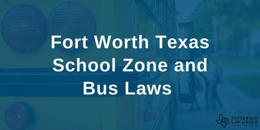 fort worth texas school bus zone law