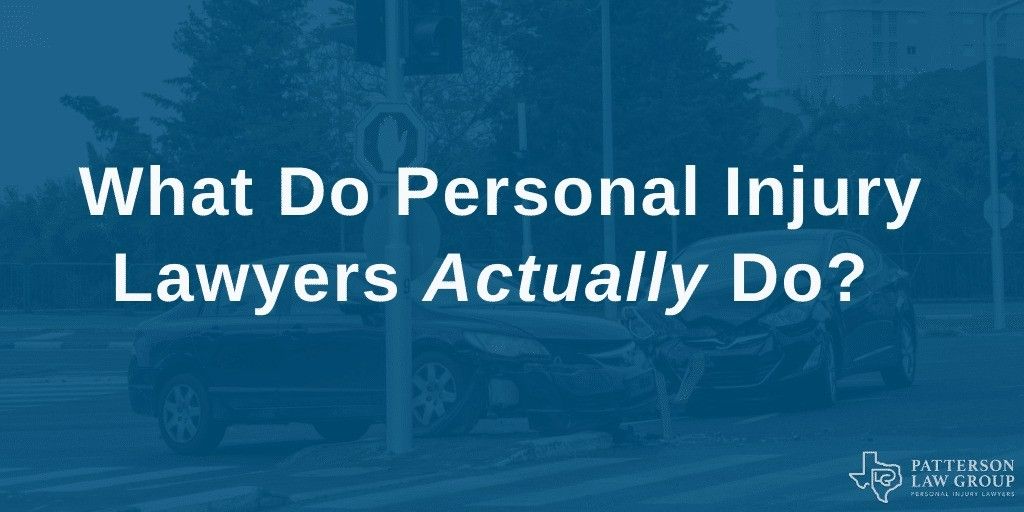 what do personal injury lawyers d