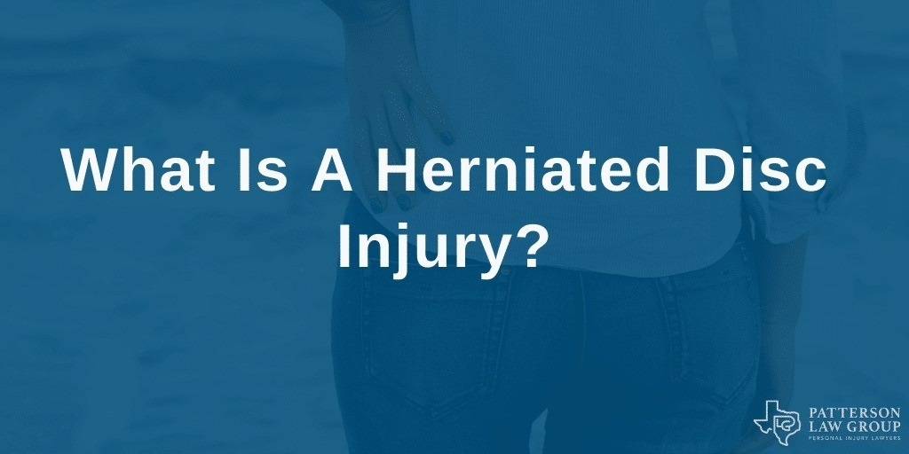 what is a herniated disc injur